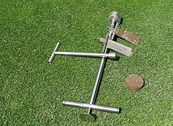 Profilspaten  und Lochcutter zum Stöpseln