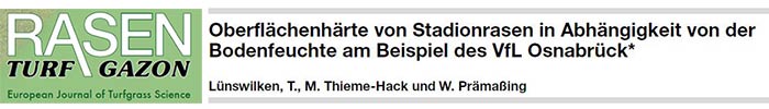 Prof. Dr. Wolfgang Prämaßing (li.) im Kreise der Mitglieder des Beirates „Rasenwissenschaft“ an der HS Osnabrück