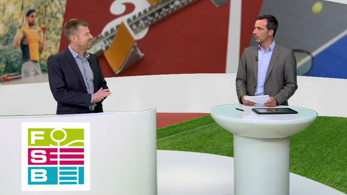 IAKS Generalsekretär Klaus Meinel (li.) 