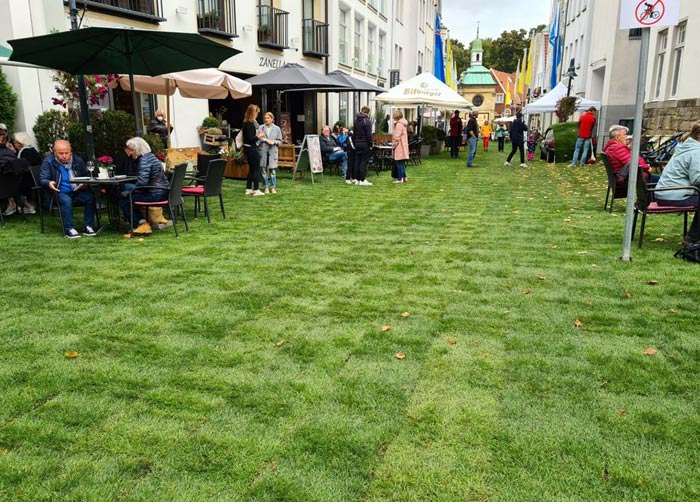 Fertigrasen in der Kapellenstraße