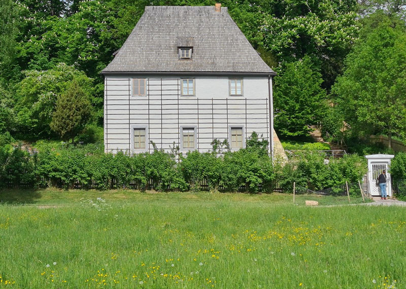Goethes Gartenhaus im Park an der Ilm.