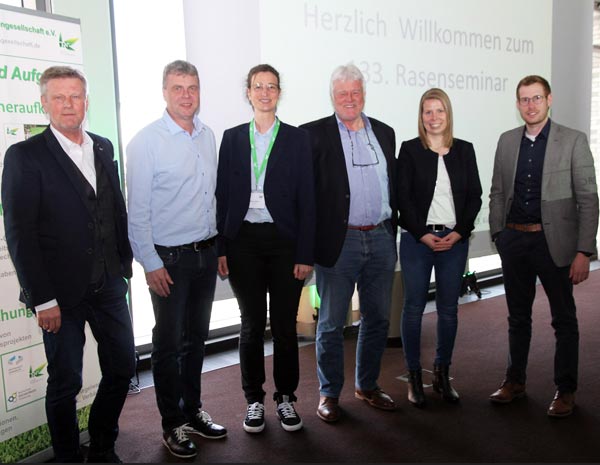 ie Organisatoren und Referenten des 133. Rasenseminars der Deutschen Rasengesellschaft in Kiel.