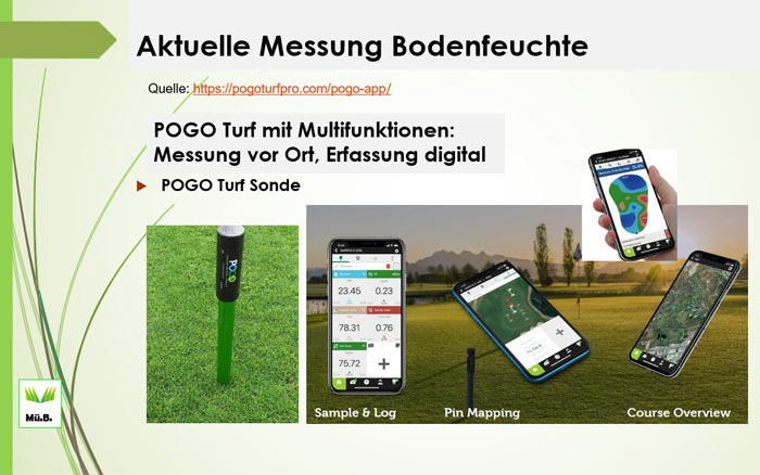 Aktuelle Messungen Bodenfechte