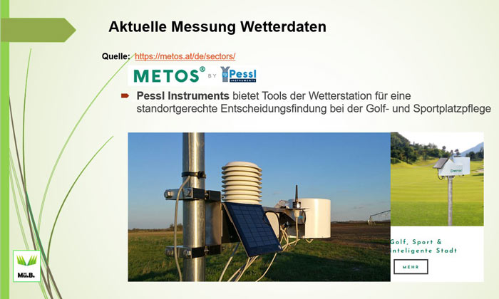 Aktuelle Messungen Wetterdaten