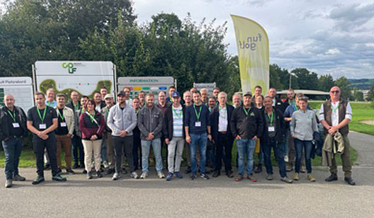Teilnehmer DRG-Rasenseminar nach dem Golf Schnupperkurs am GC Oberkirch.