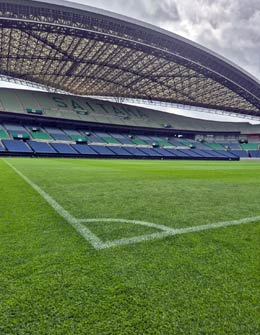 Spielfeld des Saitama Stadium 2002.