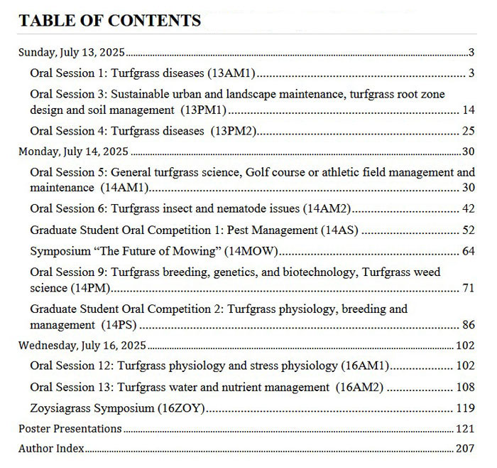 Table of Contents