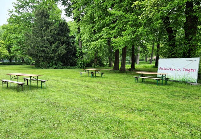 Parkrasen-Flächen dienen der Erholung