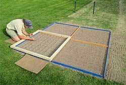 Einsaat der Versuchsvarianten