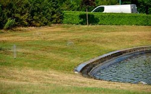 Ergebnis mit einer fehlerhaften, automatischen Versenkberegnung.