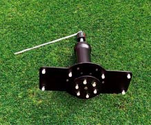 Reale Darstellung eines leichten Drehwiderstandsgerätes (Quellen: DFL, 2022; FIFA Quality Programme for Natural Playing Surfaces Test Manual, Oliver Schneider)