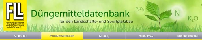 FLL-Düngemitteldatenbank